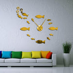 horloge murale géante poisson