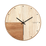 horloge scandinave bois
