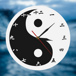 horloge yin yang