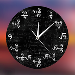 horloge murale math