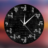 horloge murale math