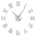 horloge chiffre romain grise