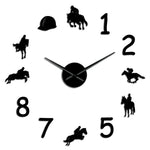 Horloge Murale Géante <br> Equitation