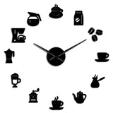 Horloge murale café
