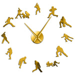 Horloge Murale Géante <br> Baseball