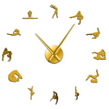Horloge Murale Géante <br /> Gymnastique