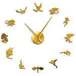 Horloge Murale Géante <br> Dragon