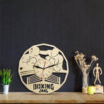 Horloge Bois <br /> Boxeur