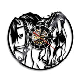 Horloge murale chevaux