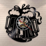 Horloge Murale Vinyle <br /> Bière