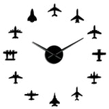 Horloge Murale Géante <br> Avion