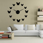 horloge murale papillons