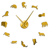 Horloge Murale Géante <br> Tigre