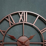 Horloge Industrielle <br> Or Rose