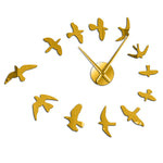 Horloge Murale Géante <br /> Oiseaux