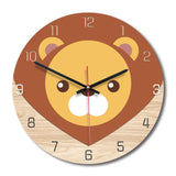 horloge tête de lion