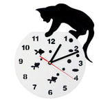 Horloge Originale <br /> Chat Noir