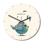horloge enfant oiseau