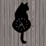 Horloge Chat <br /> Queue Balancier