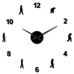 horloge évolution noir