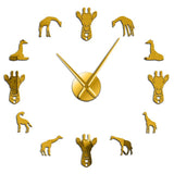 Horloge Murale Géante <br> Girafe