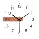 horloge scandinave bois blanc